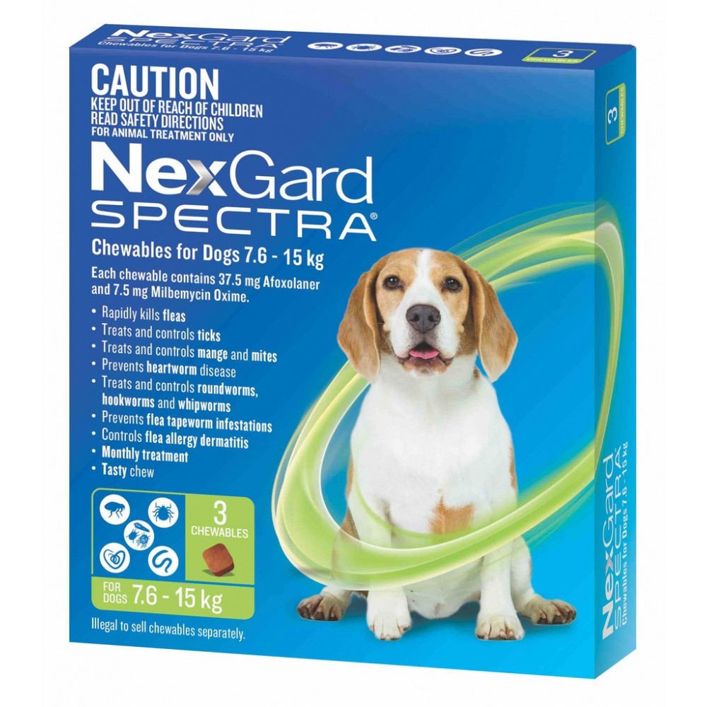 Nexgard Spectra Medium 16 - 33 lbs