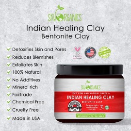 Sky Organics Indian Healing Clay Face Mask