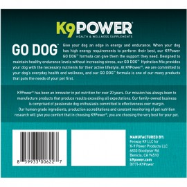 K9-Power Go Dog - Total Hydration and Performance Drink for Active Dogs