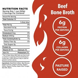 Beef Bone Broth Soup by Kettle and Fire 16 oz.