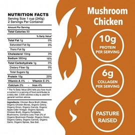 Mushroom Chicken Bone Broth Soup by Kettle and Fire 16 oz.