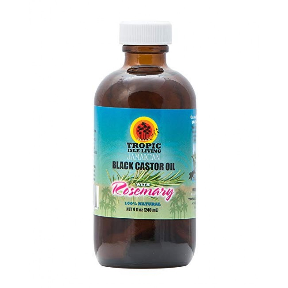 Tropic Isle Living Rosemary Jamaican Black Castor Oil 4 oz.