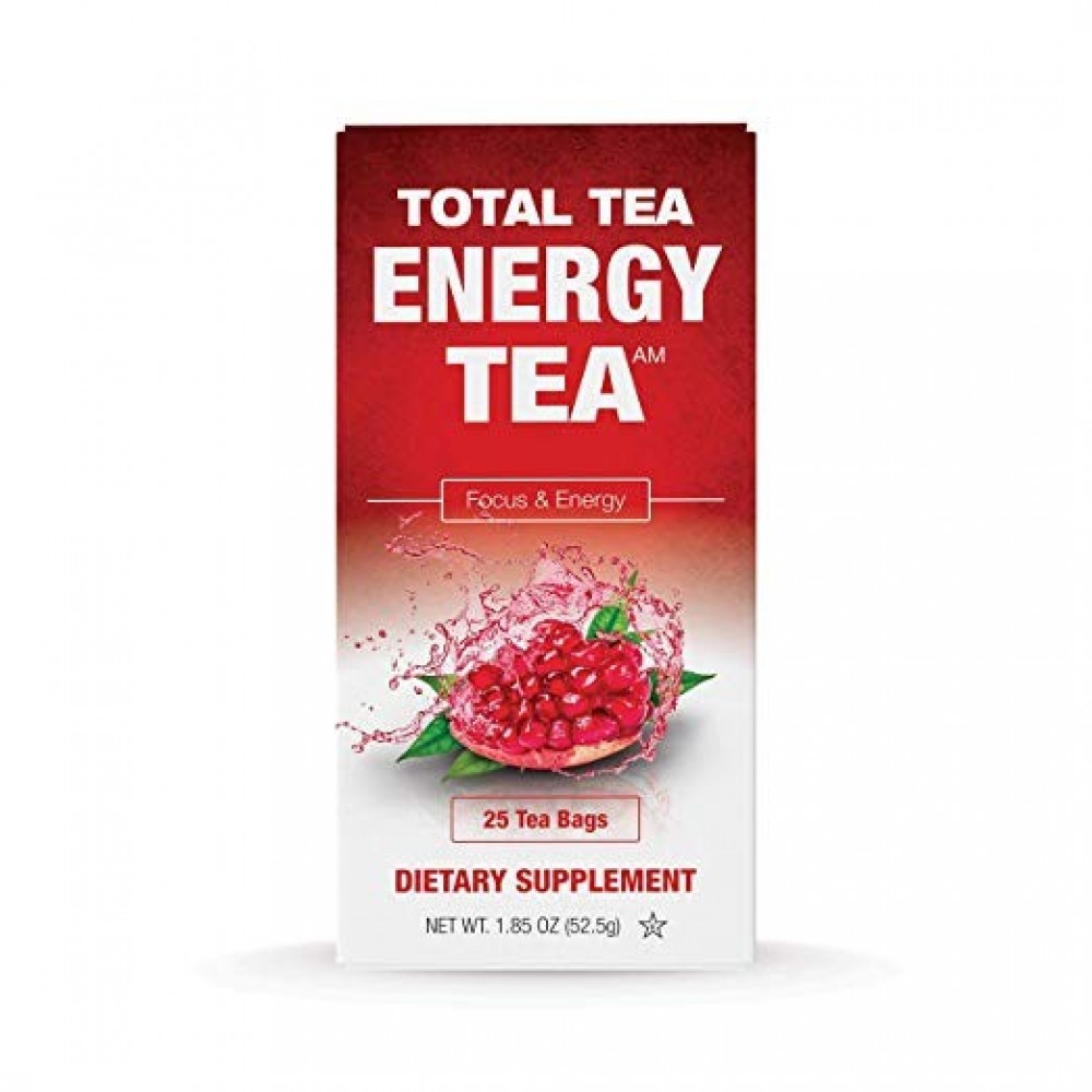 Total Tea Detox Energy Tea 100% Natural  Better Focus and Energy