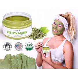 Teami Detox Face Mask - Green Tea Facial Care Mud Mask with Bentonite Clay